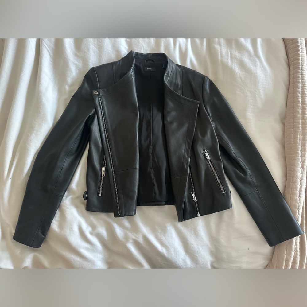 THEORY LEATHER JACKET
